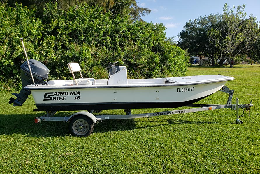 1997 carolina skiff 16 foot for sale - used boat for sale